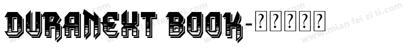 DuraNext Book字体转换